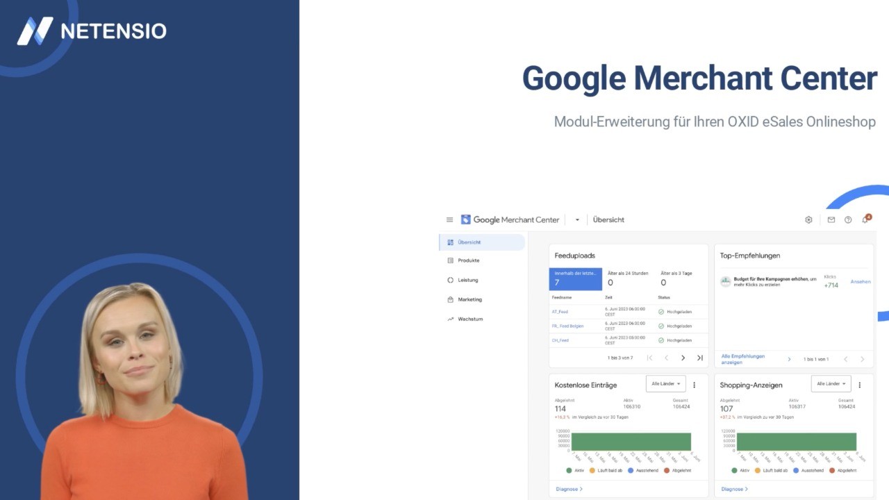 Google Merchant Center für Oxid