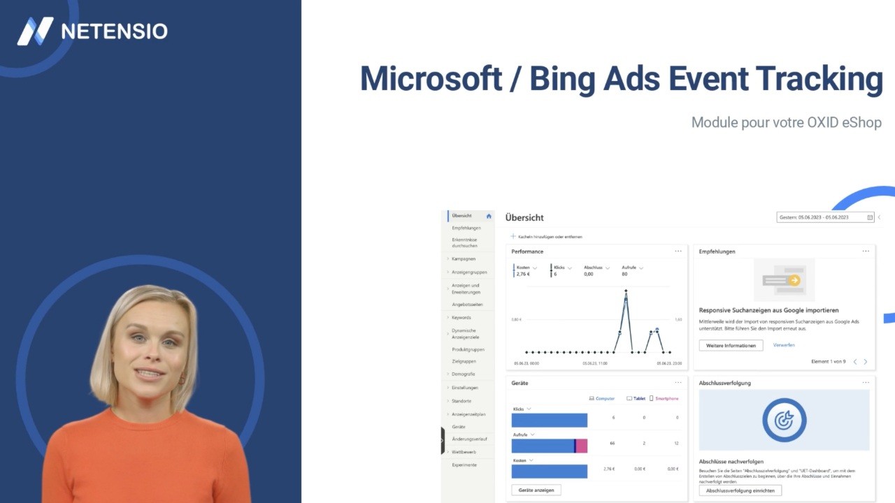 Bing - Suivi universel des événements