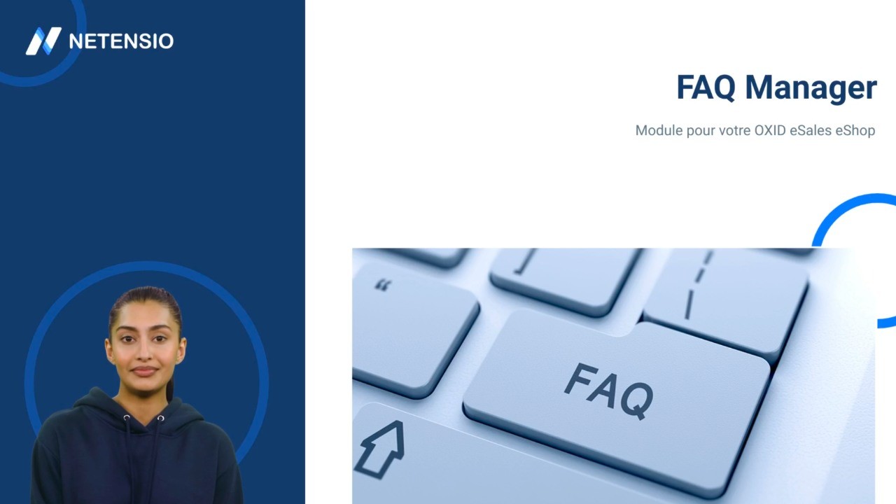 FAQ Admin Manager pour OXID eShop