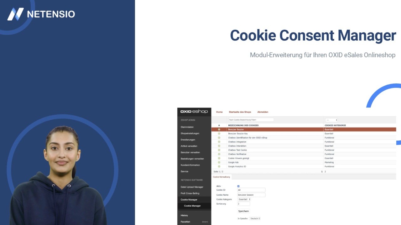 Cookie Consent Manager für OXID eShop