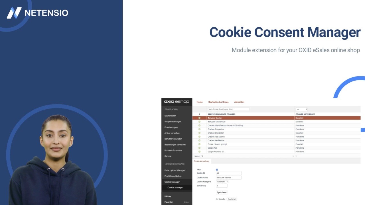 Cookie Consent Manager for OXID eShop