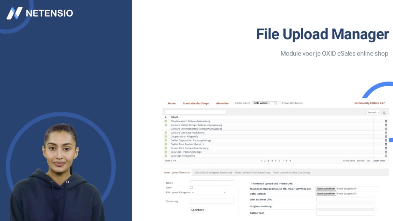 Handige upload & data mapping voor OXID